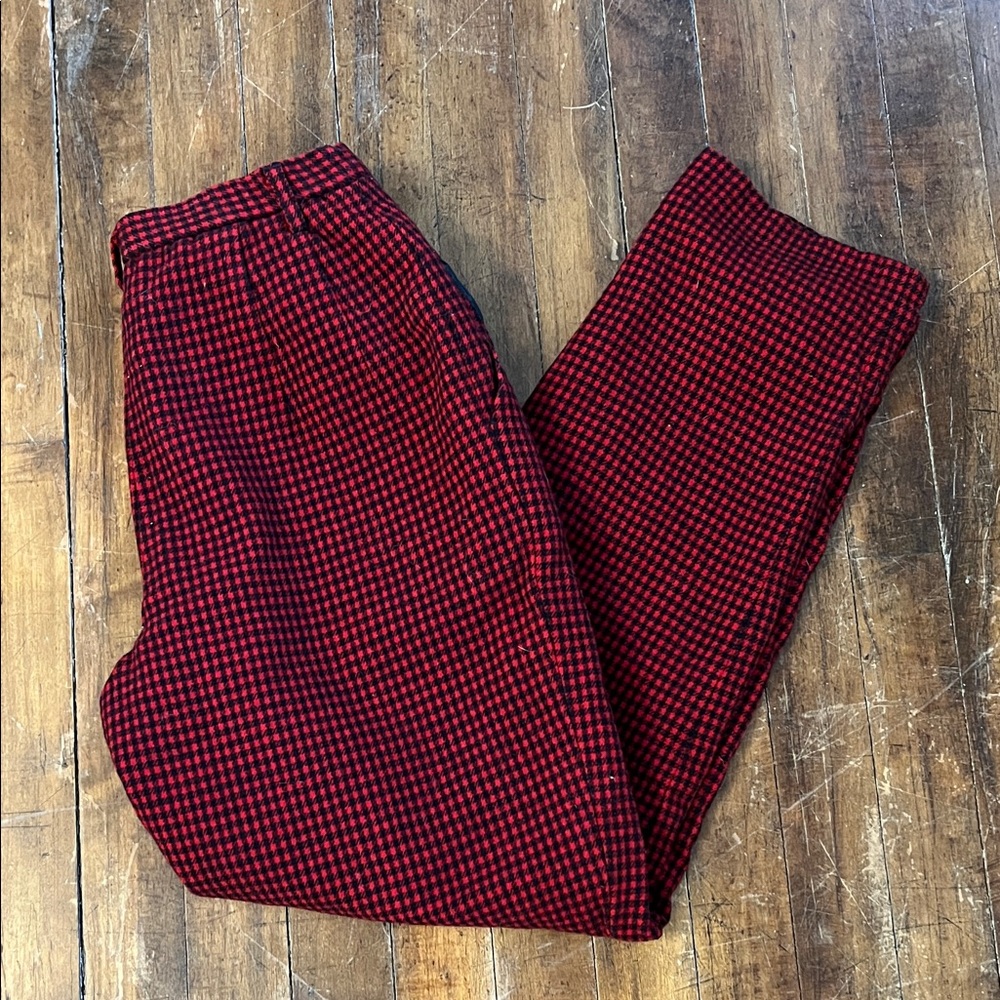 Pendleton Plaid Wool Dress Pants